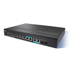 Cisco Small Business SG350-8PD Géré L2/L3 Gigabit Ethernet (10/100/1000) Connexion Ethernet, supportant l'alimentation via ce port (PoE) 1U Noir