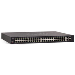 Cisco SG250-50P Géré L2/L3 Gigabit Ethernet (10/100/1000) Connexion Ethernet, supportant l'alimentation via ce port (PoE) 1U Noir