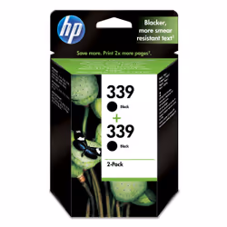 HP 339, Rendement élevé (XL), Encre à pigments, 860 pages, 2 pièce(s), Multi pack