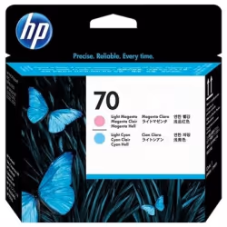 HP 70 tête d'impression DesignJet magenta clair et cyan clair, Magenta clair, Cyan clair, 1 pièce(s)