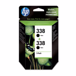HP 338, Rendement élevé (XL), Encre à pigments, 480 pages, 2 pièce(s), Multi pack