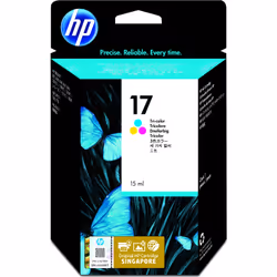 HP 17 cartouche d'encre trois couleurs authentique, Rendement standard, Encre à colorant, 15 ml, 480 pages, 1 pièce(s)