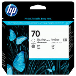 HP 70 optimiseur de brillant et tête d'impression DesignJet grise