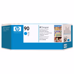 HP 90 tête d'impression Cyan DesignJet et dispositif de nettoyage, HP DesignJet 4000/4500 Printer series, Jet d'encre, Cyan, ...