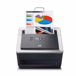 HP Scanjet N7710 Alimentation papier de scanner 600 x 600 DPI A4 Noir, Gris