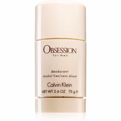 Calvin Klein Obsession For Men, Hommes, Déodorant parfumé, Déodorant stick, Tube, 75 g, Bergamote, Mandarin