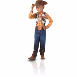 Rubie's Déguisement Classique Woody - Taille M, Mâle, M, Jaune, Polyester, 5 an(s), 6 an(s)