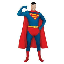 DÉGUISEMENT SECONDE PEAU SUPERMAN Â™ ADULTE M