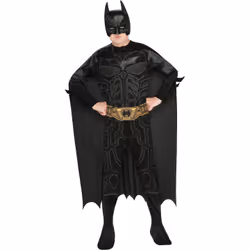 Rubie's 881286, Déguisement, Enfant, Mâle, Super héro, Batman: Dark Knight Trilogy, Noir