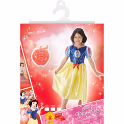 Rubie's Disney Princess - Déguisement Classique Fairy Tale Blanche Neige - Taille M, Femelle, M, Jaune, Bleu, Plastique, 5 an ...