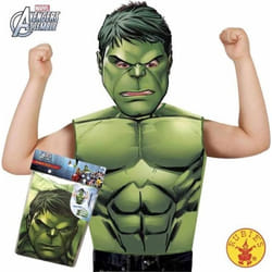 Déguisement - Avengers - Hulk - 3-6 ans - Tee-shirt et masque - Vert - Intérieur