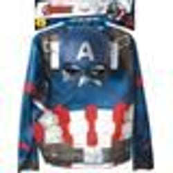 Déguisement Captain America - RUBIES - Set plastron et masque - Pour enfant à partir de 5 ans - Bleu