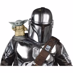 Accessoire dépaule - Star Wars - Bébé Yoda - Marron - Déguisement - Mixte