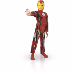 Rubie's Déguisement Classique Iron Man - Taille L, Mâle, L, Rouge, Jaune, Polyester, 7 an(s), 8 an(s)