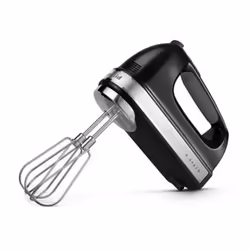 KitchenAid KHM926OB, Batteur à main, Noir, Batteur, Mélange