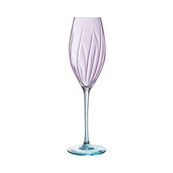 Flûte à champagne - Cristal dArques - Spring - Multicolore - 21cl - Lot de 4 pièces