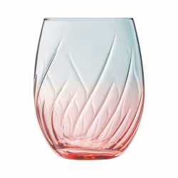 Verres à eau - Cristal dArques - Spring - 36cl - Multicolore - Lot de 4 pièces
