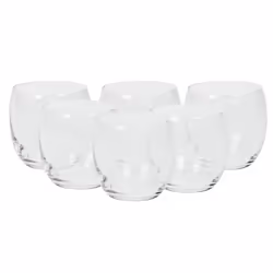 Luminarc Versailles Gobelet Fb 35cl Set 6, Verre à vin polyvalent, Verre Tumber, Verre, Transparent, 350 ml, 291 mm