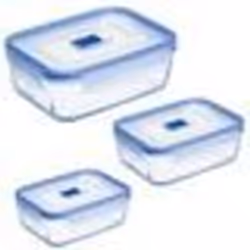 Luminarc Ensemble de Boîtes à Lunch Pure Box Active (3 pcs)