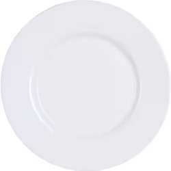 Assiette plate blanche 265 cm - Everyday - Luminarc