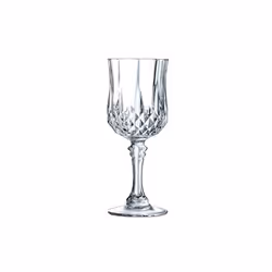Eclat Set 6 Verres 17 cl Longchamp, Verre à vin polyvalent, Verre à vin, Cristal, Transparent, Claire, France