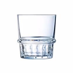 Verre à eau - MANHATTAN - Lot de 6 - Verre trempé - 38 cl - Résistant aux chocs