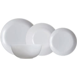 Service de table - LUMINARC - Diwali Granit - 19 pcs - Pour 6 personnes - Verre empilable