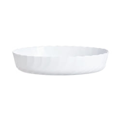 Plat à four ovale blanc 32X24cm Smart Cuisine Trianon 250°C  - Luminarc - Opale culinaire extra léger et résistant