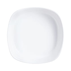 Plat à four carré blanc 20x20cm Smart Cuisine Carine  - Luminarc - Opale culinaire extra léger et résistant