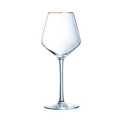 4 verres à pied 47 cl Ultime Bord Or - Cristal d'Arques