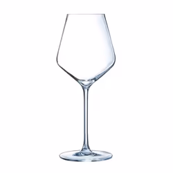 6 verres à pied 38cl Ultime - Cristal d'Arques - Verre ultra transparent moderne
