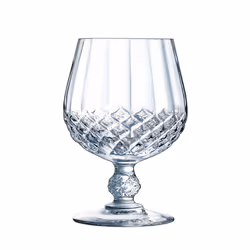 6 verres à Cognac 32cl Longchamp - Cristal d'Arques - Verre ultra transparent au design vintage