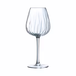 4 verres à pied 47 cl Swirly - Cristal d'Arques