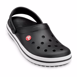 Crocs Crocband Blocages Unisexe Noir, Blanc - Vue supplémentaire 5