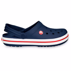 Crocs Crocband Clog Femelle 38 - 39 Marine, Rouge, Blanc
