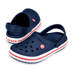 Crocs Crocband Clog Femelle 39 - 40 Marine, Rouge, Blanc
