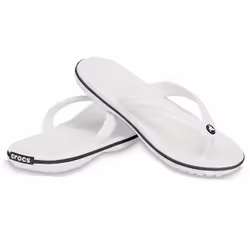 Crocs Crocband Flip Mâle 45 - 46 Blanc