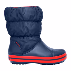 Crocs Winter Puff Boot, Bottines, Après-ski, Unisexe, Enfant, Bleu, Rouge, Monochromatique