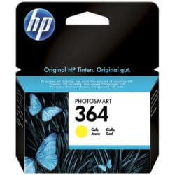 HP 364 cartouche d'encre jaune authentique