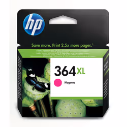 HP 364XL cartouche d'encre magenta grande capacité authentique, Rendement élevé (XL), Encre à colorant, 750 pages, 1 pièce(s)