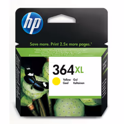 HP 364XL cartouche d'encre jaune grande capacité authentique, Rendement élevé (XL), Encre à colorant, 750 pages, 1 pièce(s)