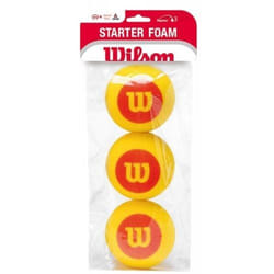 Lot de 3 balles de tennis Wilson en mousse Starter Tour
