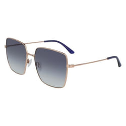 Lunettes de Soleil - Calvin Klein - CK20135S - Métal - Oversize - Rose Gold/Blue Shaded