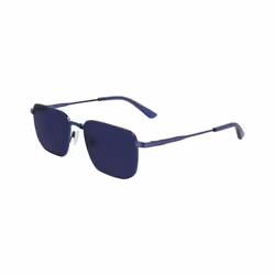 Lunettes de Soleil - Calvin Klein - CK23101S - Métal - Carré - Bleu