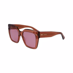 Lunettes de Soleil - Calvin Klein - CK23508S - Acétate - Marron/Violet - Femme