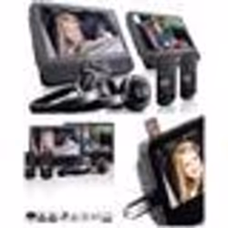 Lecteur DVD portable - LENCO - DVP-939 - 2 écrans 9 pouces - USB - SD/MMC - Batterie rechargeable