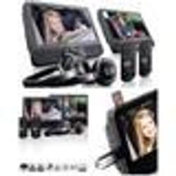 Lecteur DVD portable - LENCO - DVP-939 - 2 écrans 9 pouces - USB - SD/MMC - Batterie rechargeable