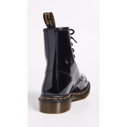 Bottes 1460 Patent Cuir Noir