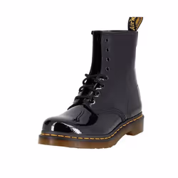 Bottes 1460 Patent Cuir Noir