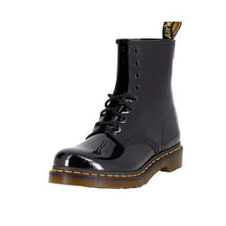 Bottes 1460 Patent Cuir Noir